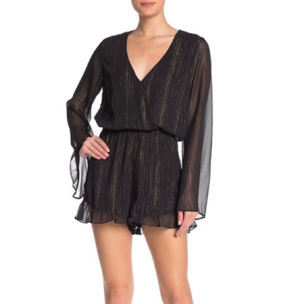 Show me your Mumu Loretta Metallic Romper - Picture 3 of 5